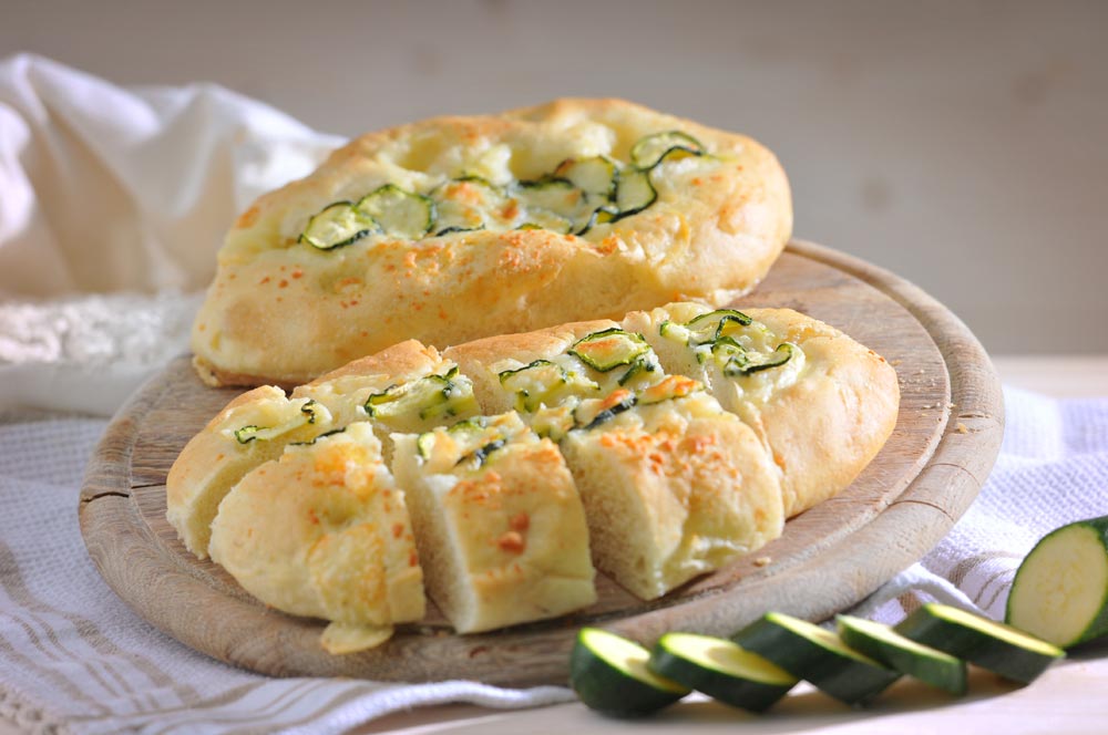 focaccia zucchine